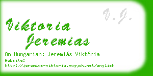 viktoria jeremias business card