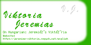 viktoria jeremias business card